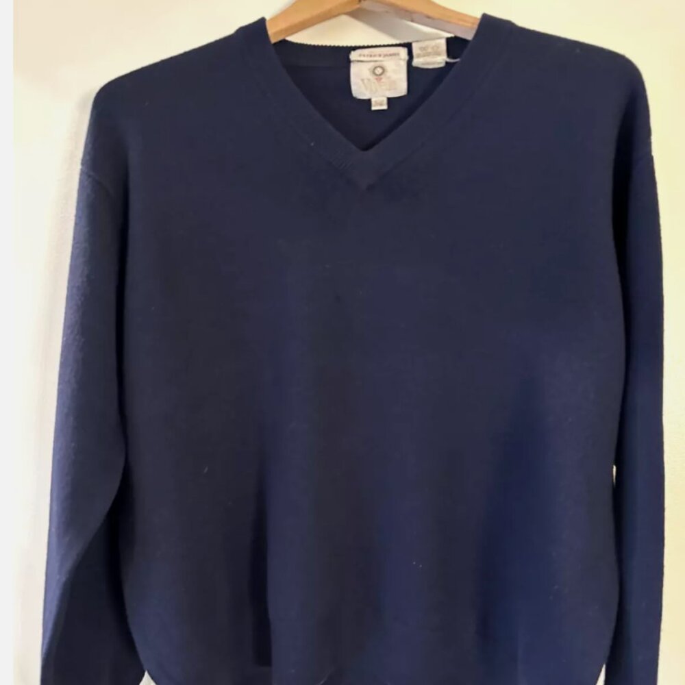 GORGEOUS LUXE WOOL PATRICK JAMES X VIYELLA LONG SLEEVE SWEATER